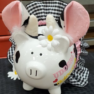 Ceramic Decorative Piggy Bank  -  Customizable  - Several Options To Choose From - Free Shipping