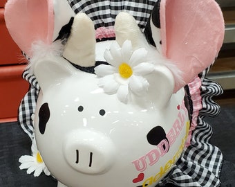 Ceramic Decorative Piggy Bank  -  Customizable  - Several Options To Choose From - Free Shipping