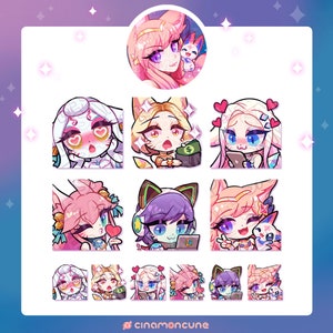 Assorted Ahri Emotes