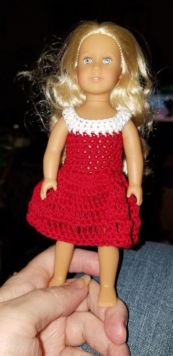 Hand crocheted American Girl Doll Mini Doll Clothes