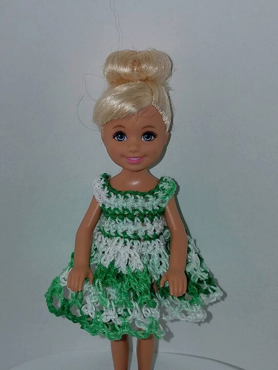 Hand crocheted Mattel Chelsea//Kelly Doll Clothes