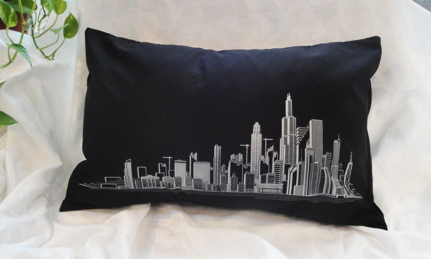 Chicago Pillows Etsy