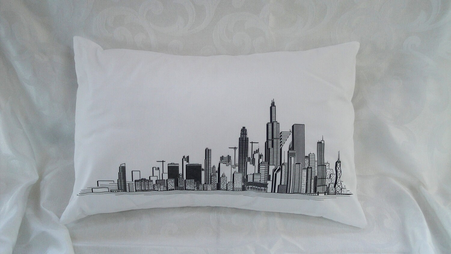 Chicago Pillows Etsy
