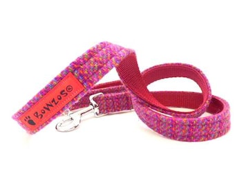Harris Tweed Hund Blei - Rosa Kaona (Kellie)