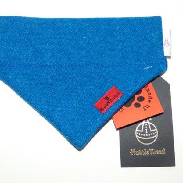 Harris Tweed Bandana - Blue (Bonnie)