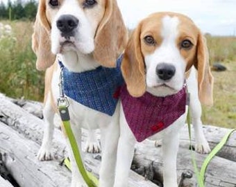Harris Tweed Bandana - Pink Kaona (Kellie)