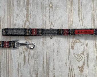 Harris Tweed Hund Blei - grau Stewart Tartan