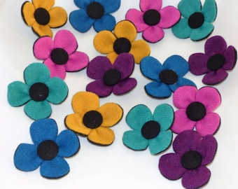 Harris Tweed Blumen-Accessoire