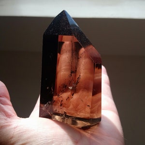 Smokey quartz tower