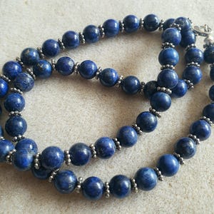 Lapis Lazuli Bead Necklace