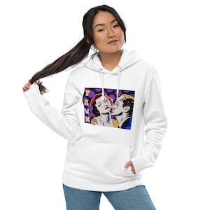 Myrna Loy Yawn Unisex essential eco hoodie
