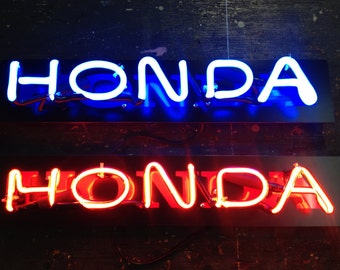 Honda Neon Light Sign - Etsy