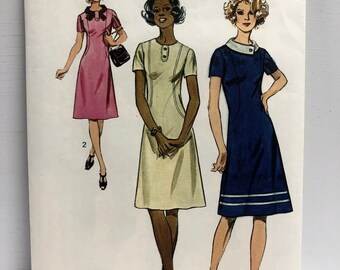 Vintage Simplicity 5094 Dress Pattern Size 12 Bust 34