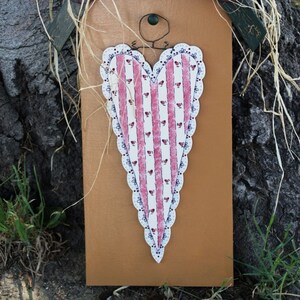 February Valentine Heart for Welcome to Our Home Seasonal Wood Sign image 1