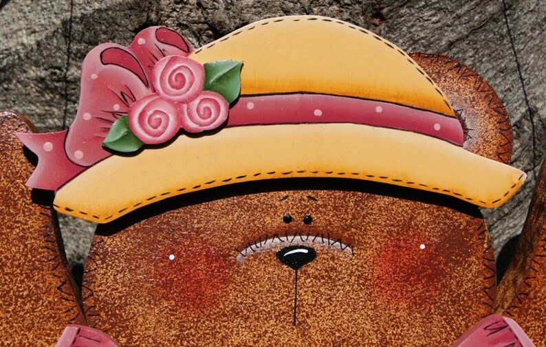 Mother’s Day Wooden seasonal Bear N Friends - Etsy