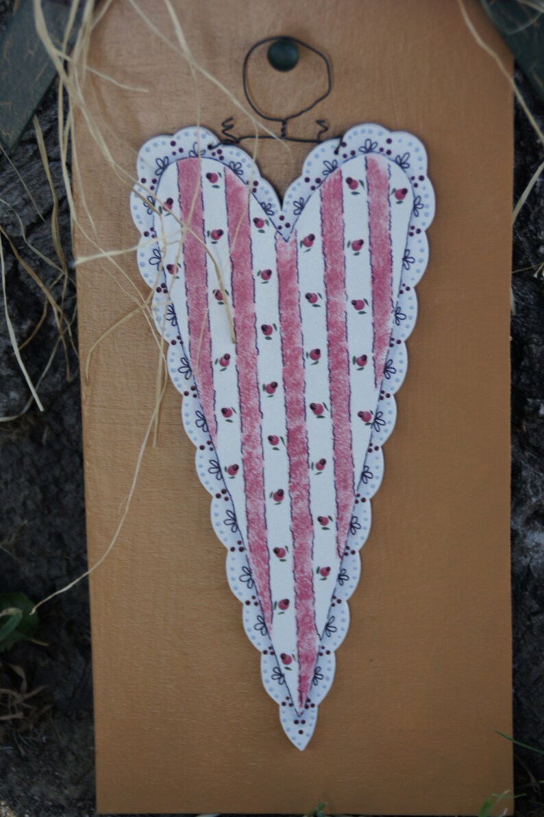 February Valentine Heart for Welcome to Our Home Seasonal Wood Sign image 2