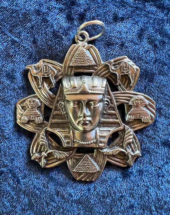 Epic Vintage 70’s Egyptian King Tut -Pyramids -Amu