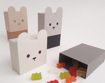 Teddy Bear Gift Box: DIY Paper Treat Box (SVG File)