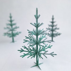 Albero di Natale di carta/Decorazioni natalizie/Abete/Decorazione per la casa autunnale/Decorazione da tavola