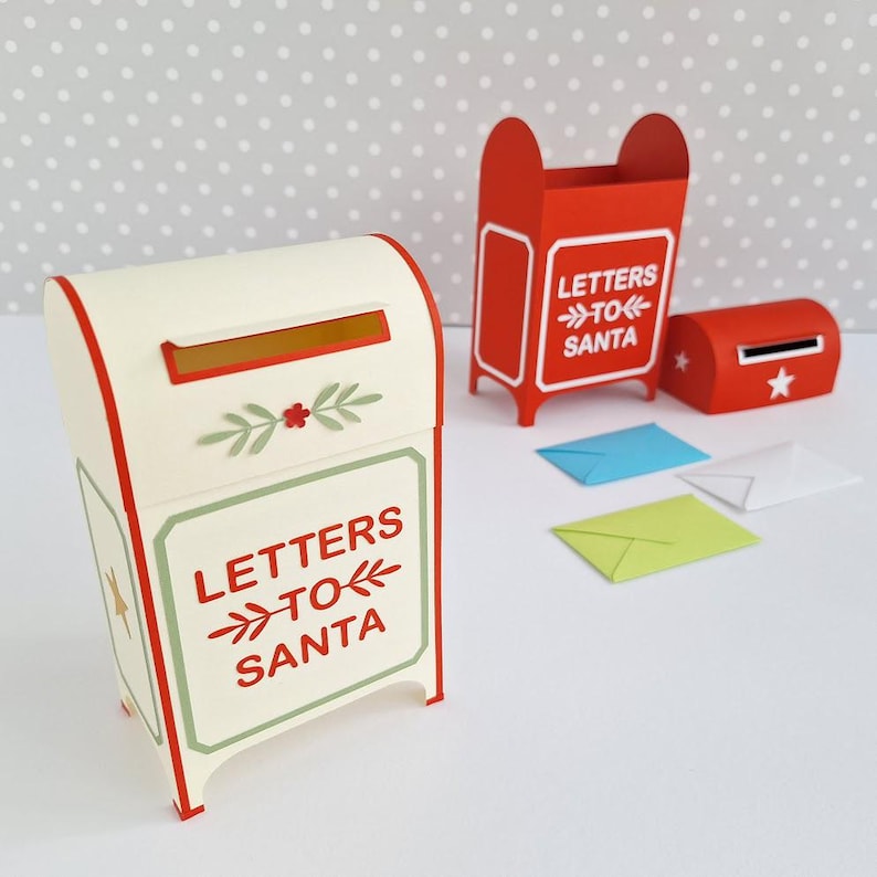Santa Post Box Note Santa Mail Box SVG: Letters to Santa, DIY Christmas Decor (digital ...