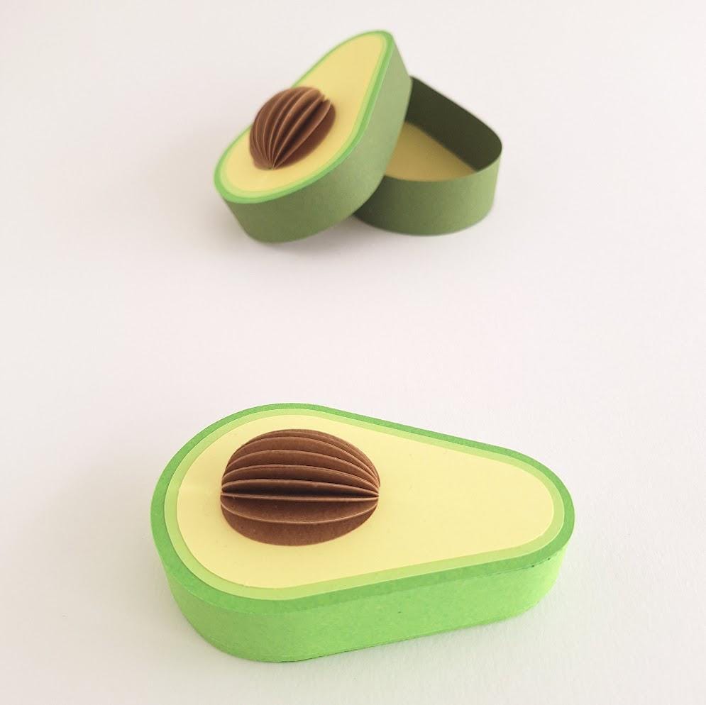 Avocado Treat Box SVG: DIY Gift / Party Favor (Digital Download)