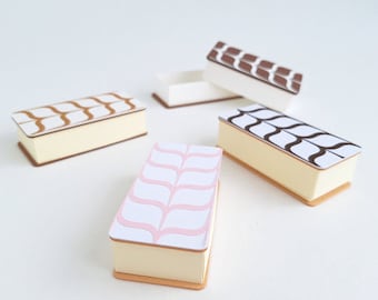 Bakewell Tart Gift Box SVG Cut File: DIY Wedding Favor (Digital Download)