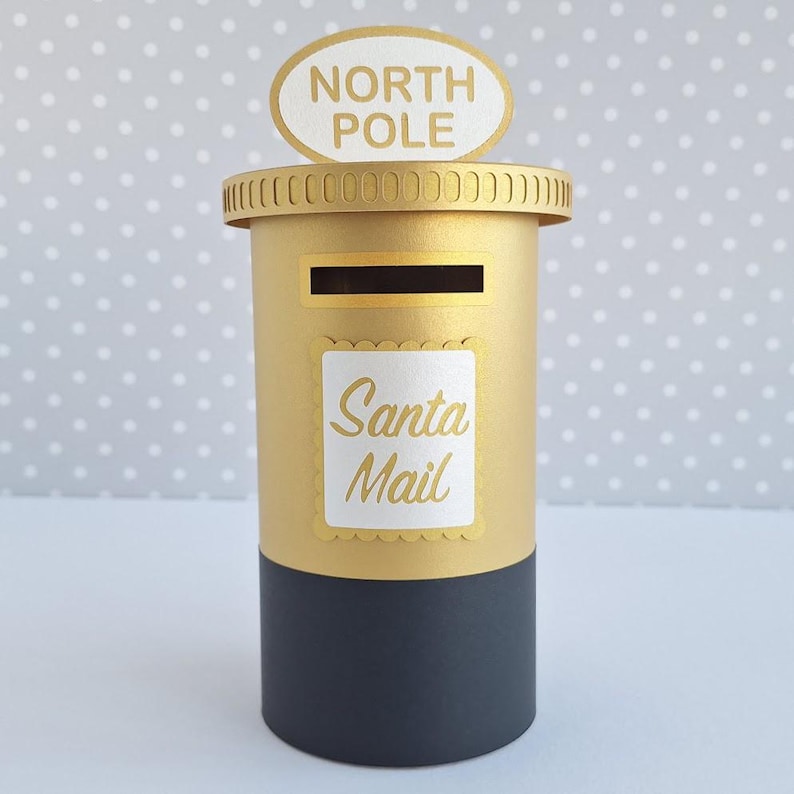 Santa Post Box Note Santa Post Box SVG: DIY North Pole Letters Mailbox (digital Download ...