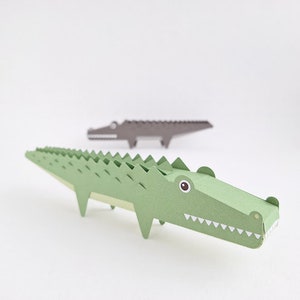 Kroko-Box / Alligator Geschenkbox / Alligator Krokodilförmige Box / Zootiere