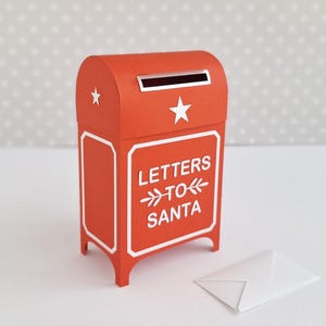 Buzón de Papá Noel/Buzón para cartas a Papá Noel/Buzón para hacer uno mismo/Buzón de Papá Noel/Cartas al Polo Norte
