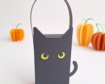 Halloween Cat Candy Box