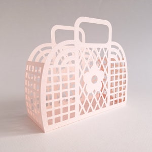 Retro Jelly Bag SVG Plotterdatei / Brautjungfer Geschenk / Strandtasche Vorlage / Jelly Tote Bag / Hochzeit Gunst Geschenktasche