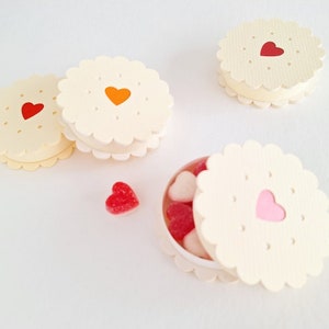 Biscoito de coração de dia dos namorados/caixa de presente de biscoito/caixas de lembrancinhas/caixa de deleite/lembrança de casamento/brinquedo de papel