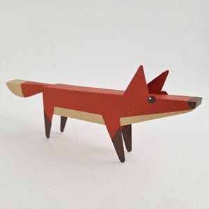 Scatola volpe / Scatola regalo / Scatola a forma di volpe / Animali della foresta