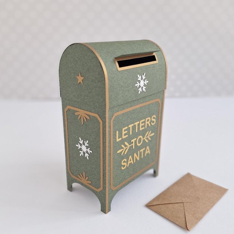 Santa Mail Box SVG: Letters to Santa, DIY Christmas Decor (digital ...