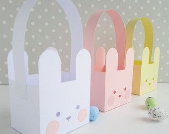 Easter Bunny Bags SVG For Silhouette Cameo, Circuit, ScanNCut/ Easter Egg Hunt/ Bunny Bags