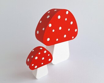 Mushroom Gift Box SVG: Paper Toadstool Treat Box (Digital Download)