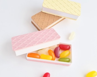 Wafer Ice Cream Boxes SVG Cut File / Wedding Favour / DIY Treat Box / Gift Box
