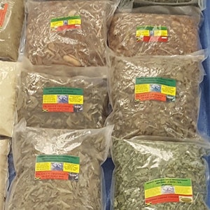 Sale -Assorted Dried Processed Herbs.