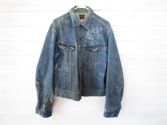 1970s 'Lee Riders' 101J Union Made Denim Jacket -
