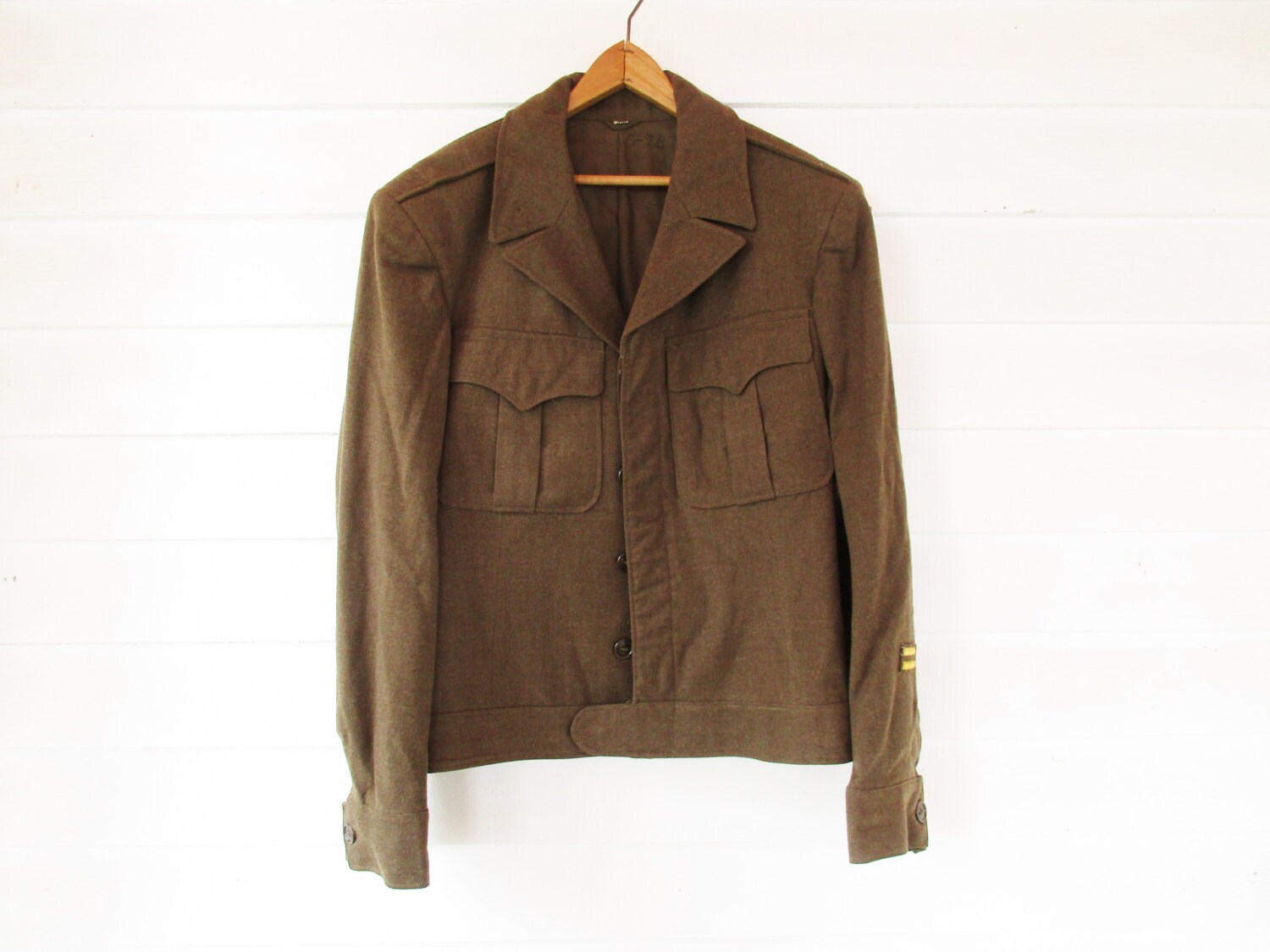 warm army jacket