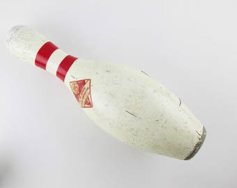 Authentic 15" ABC Bowling Pin - Great Style at 15" Tall From ABC - Plastic Coated Wood Core - Weighted Bottom - Unique - Fun