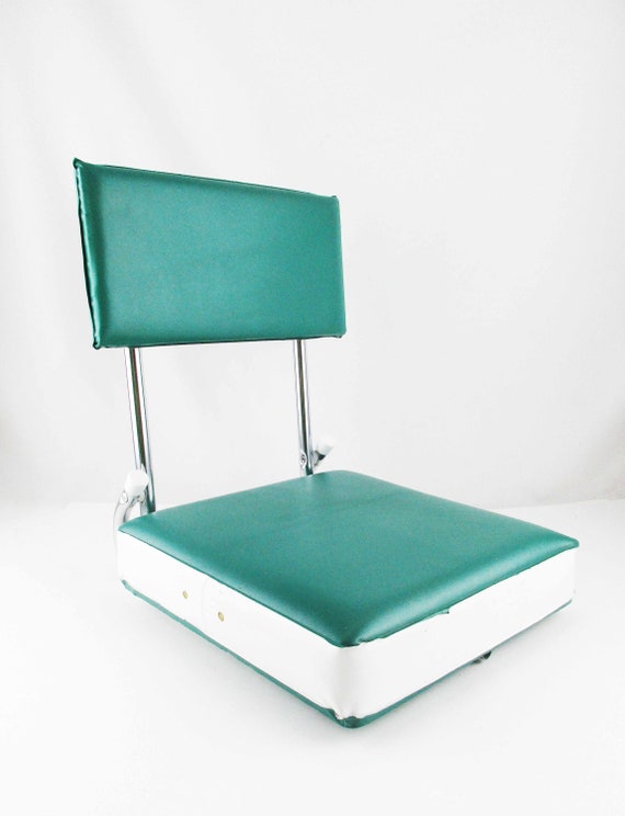 1940s 50s Boat Or Stadium Clamp On Bench Seat In Green And Etsy