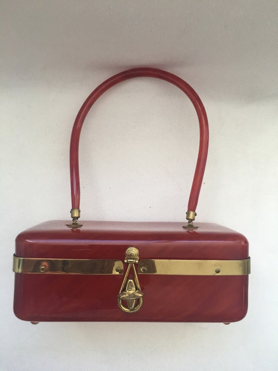 Vintage Maxim Lucite Hand Bag