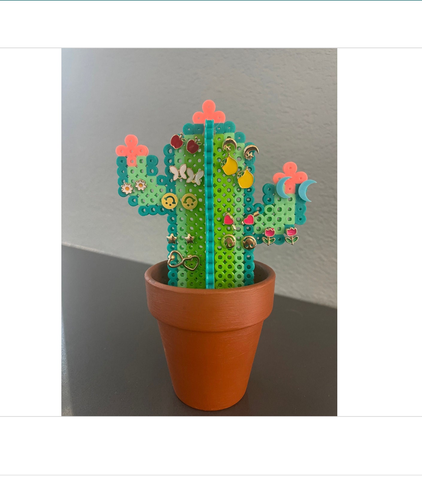 Plants Vs Zombies Figure PVZ Hama Beads Cactus Coconut