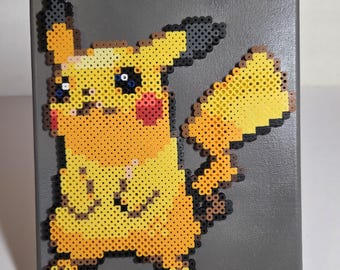 Pikachu Perler Bead Canvas