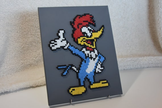 Woody Woodpecker Perler Bead Canvas New Zealand