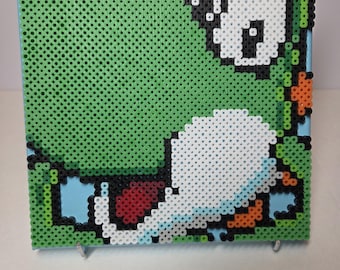 Super Mario: Yoshi Perler Bead Canvas