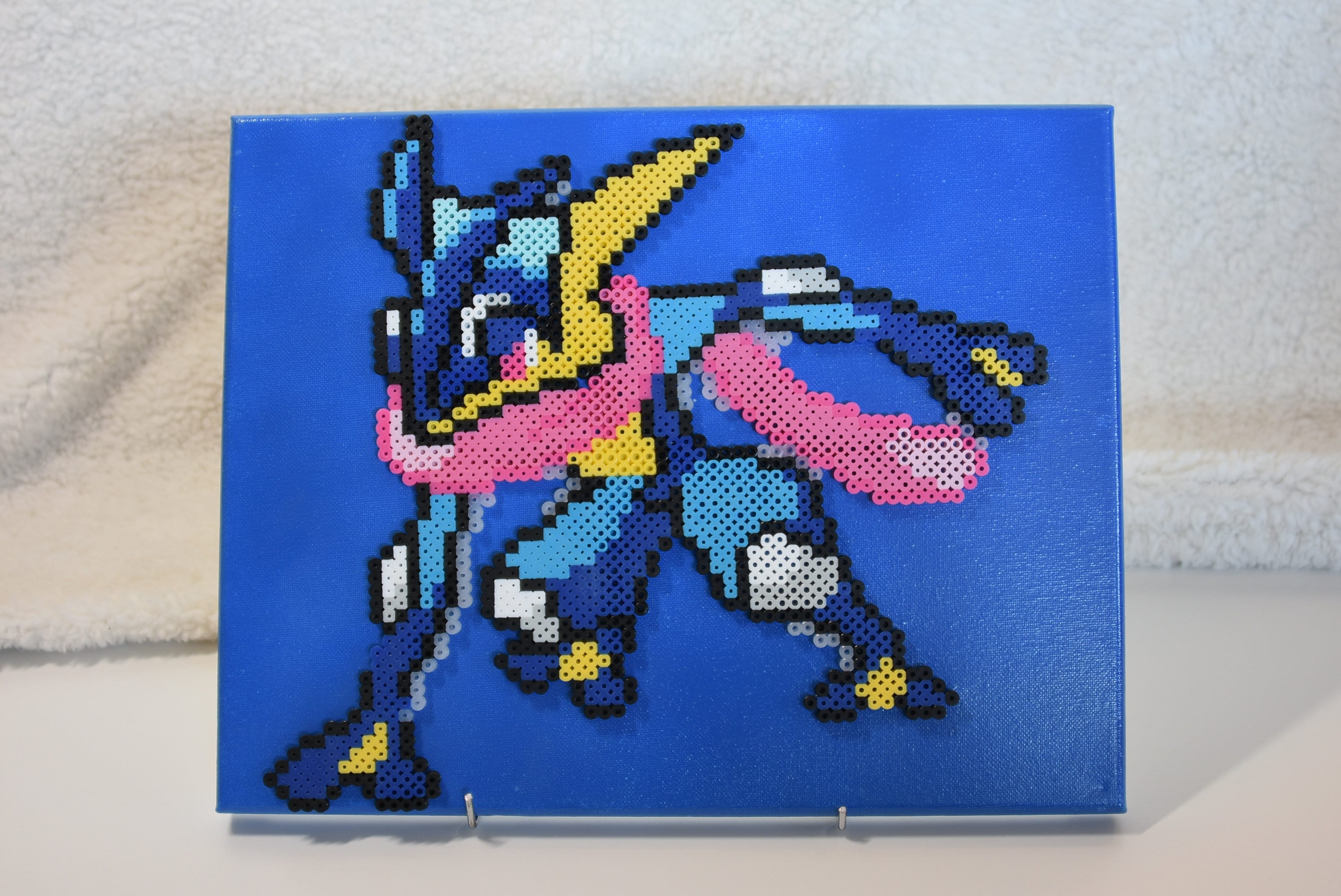 タイニークラッシュ　HAMAチャート　LOWフロート　アベンジスピン　COタン Greninja Perler Bead Canvas - Etsy