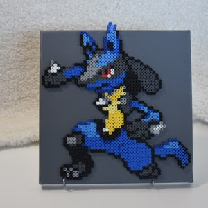 Lucario Perler Bead Canvas