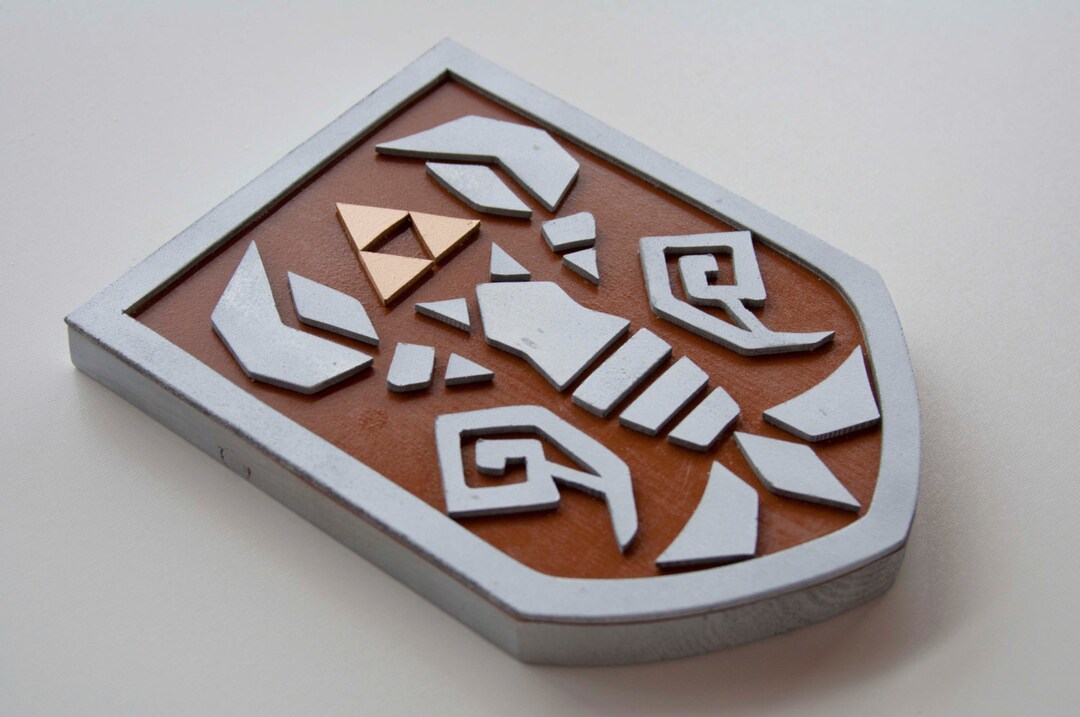 Handmade Pine Shield of Antiquity - Legend of Zelda Decor - Etsy